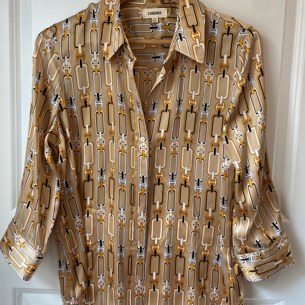 New without tags L'Agence silk blouse